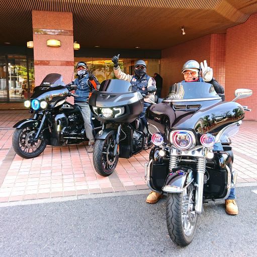 バイク駐輪場の写真