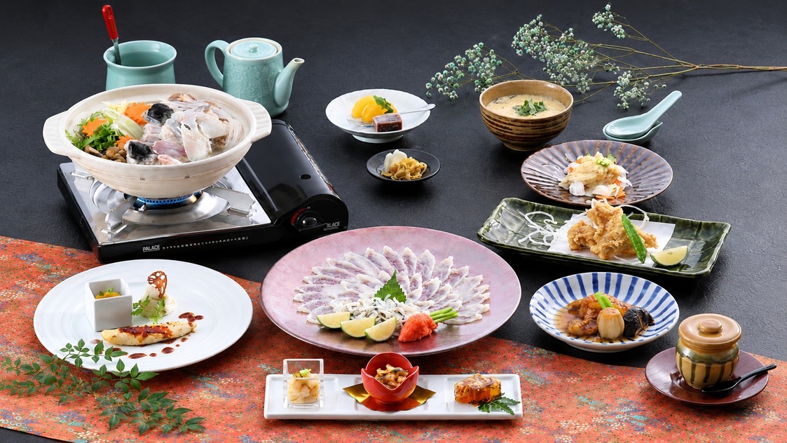 【本場山口の冬の食】海と光に包まれるリトリート｜とらふぐ“極み”フルコース × 白子酒 × 露天貸切