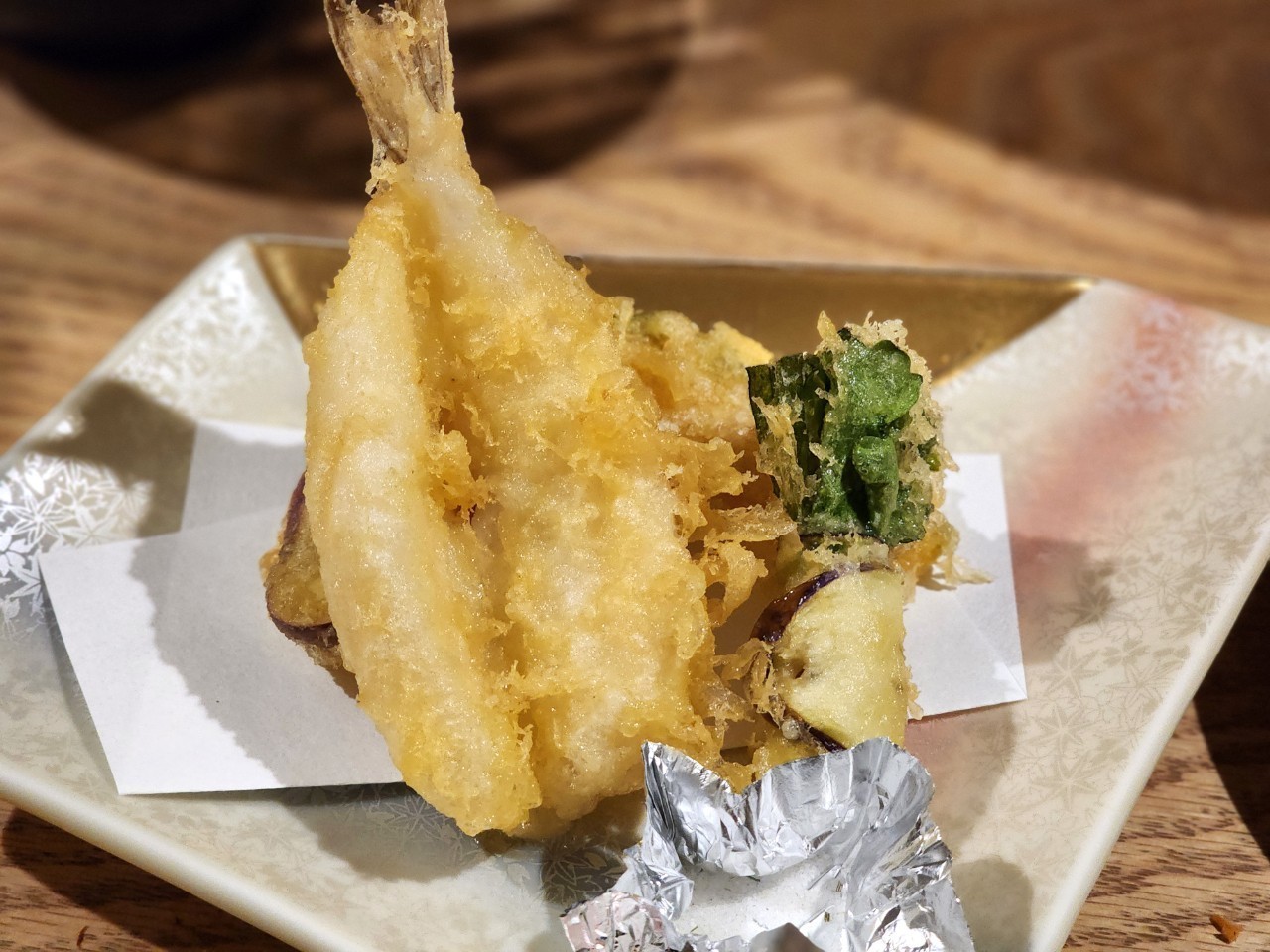 【ご夕食一例】山口といえばふぐ。ふぐと旬菜天ぷら