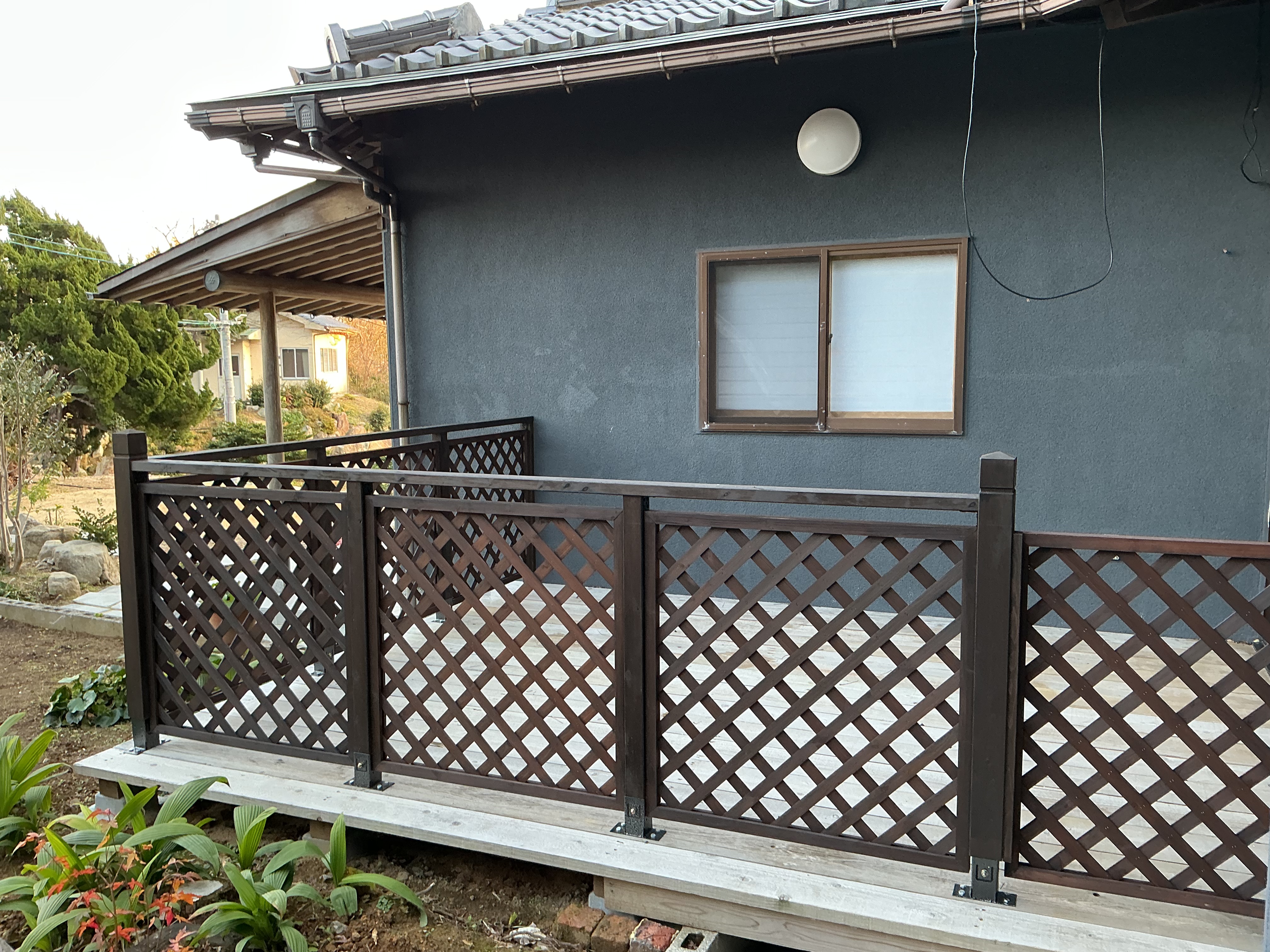 【ペットフレンドリールーム・別邸きわど庵】ウッドデッキで過ごす贅沢時間