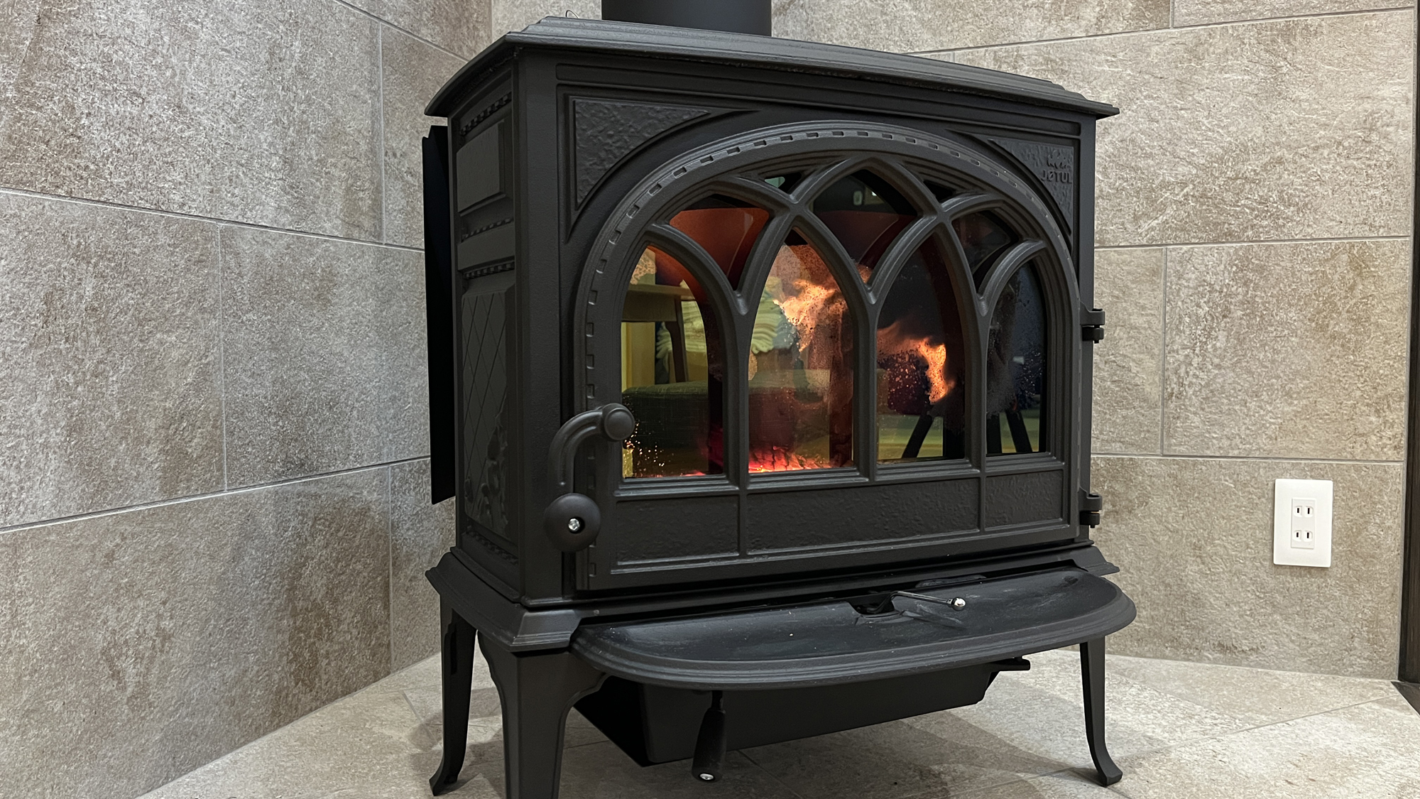 暖炉◆館内を暖かくしてくれます*