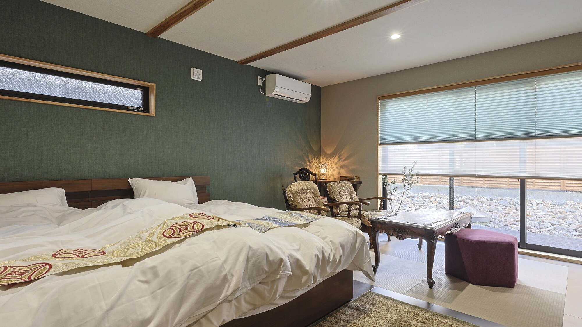 【禁煙】ガーデンテラスツインルーム（ユニットバス・トイレ付き）