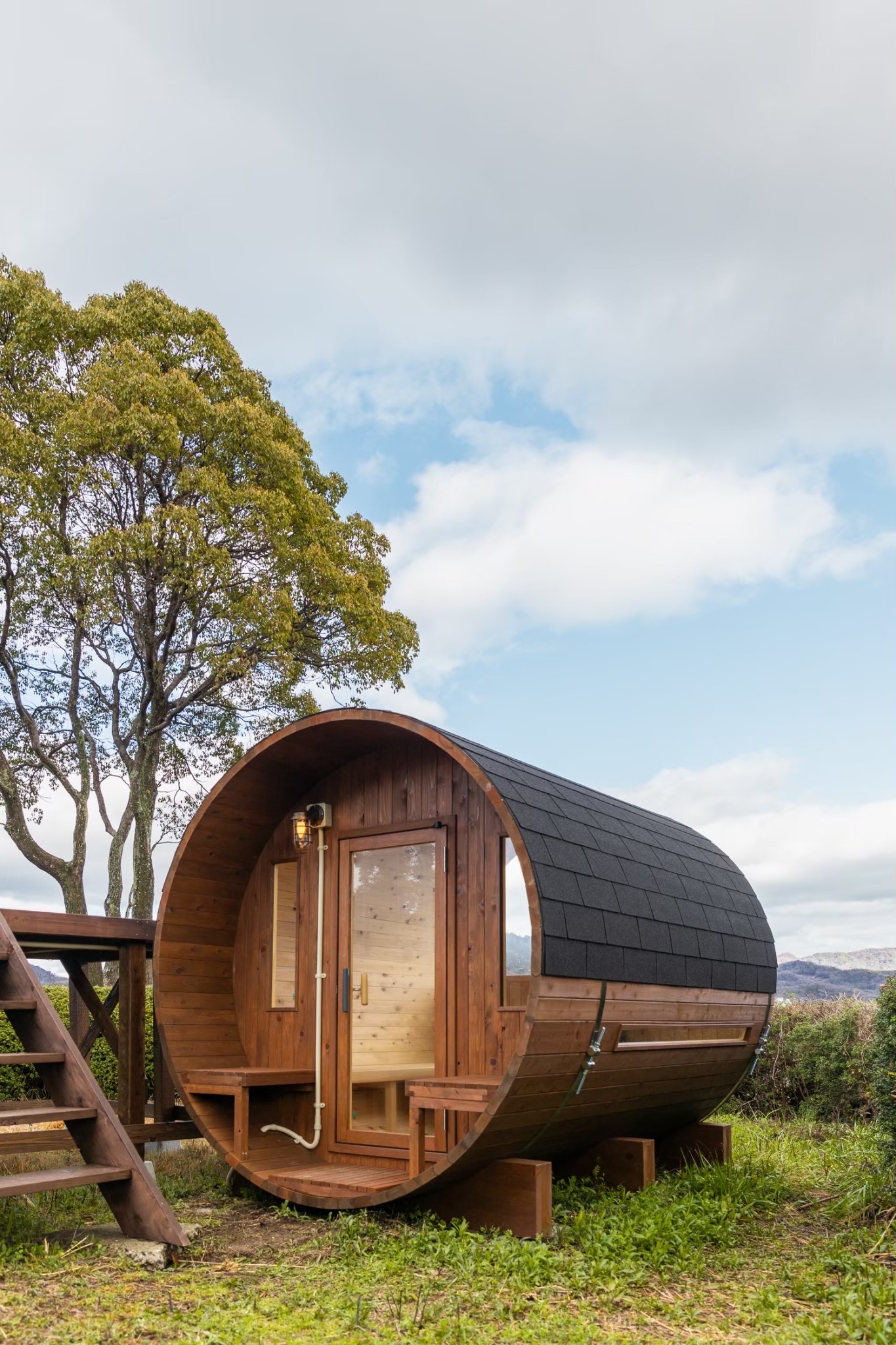 バレルサウナ　外観