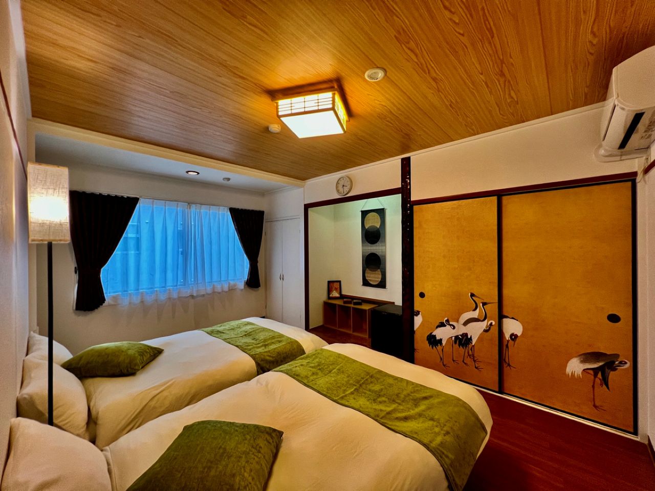 和風ツインルーム　バストイレ付