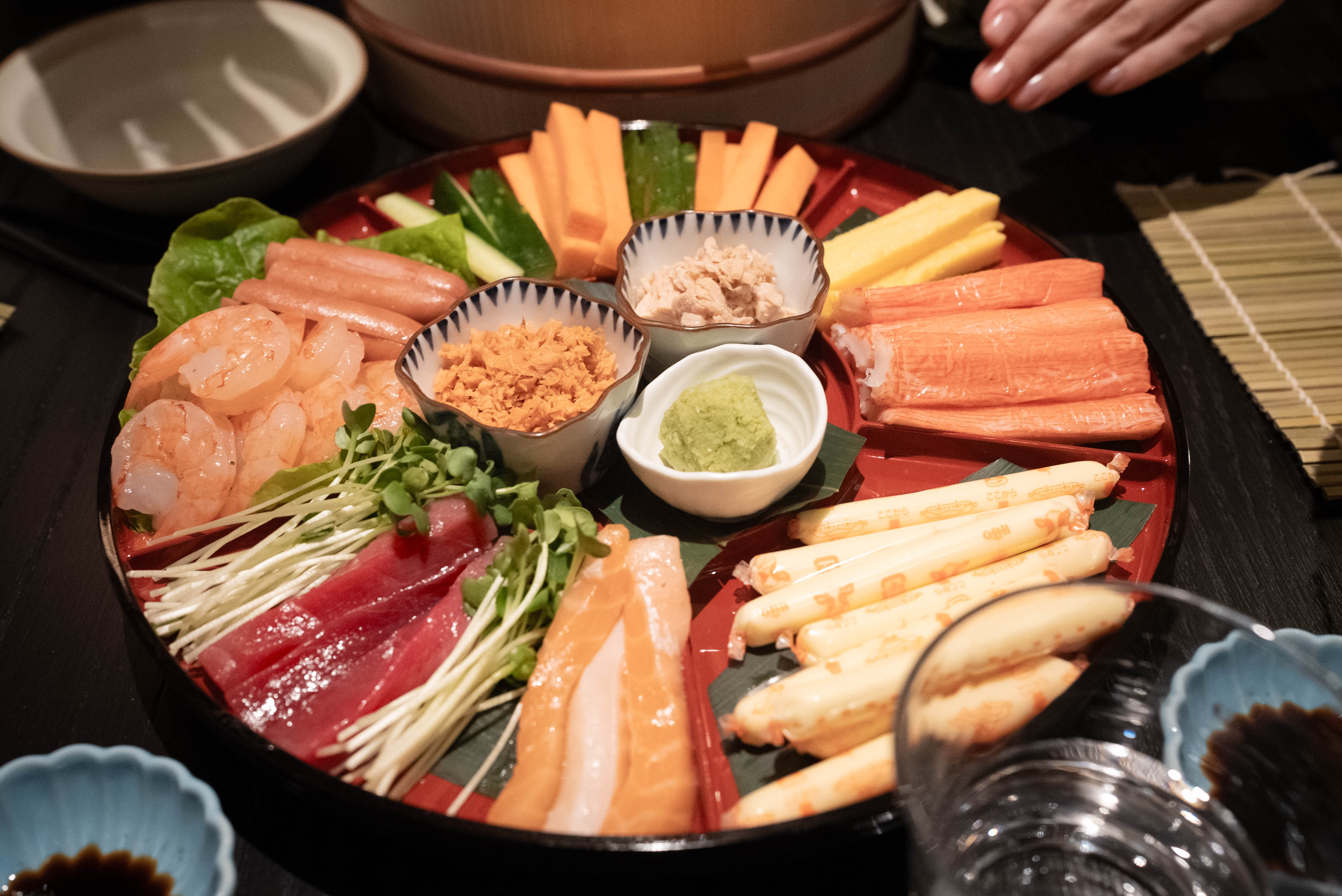 夕食＜巻きずしパーティー＞