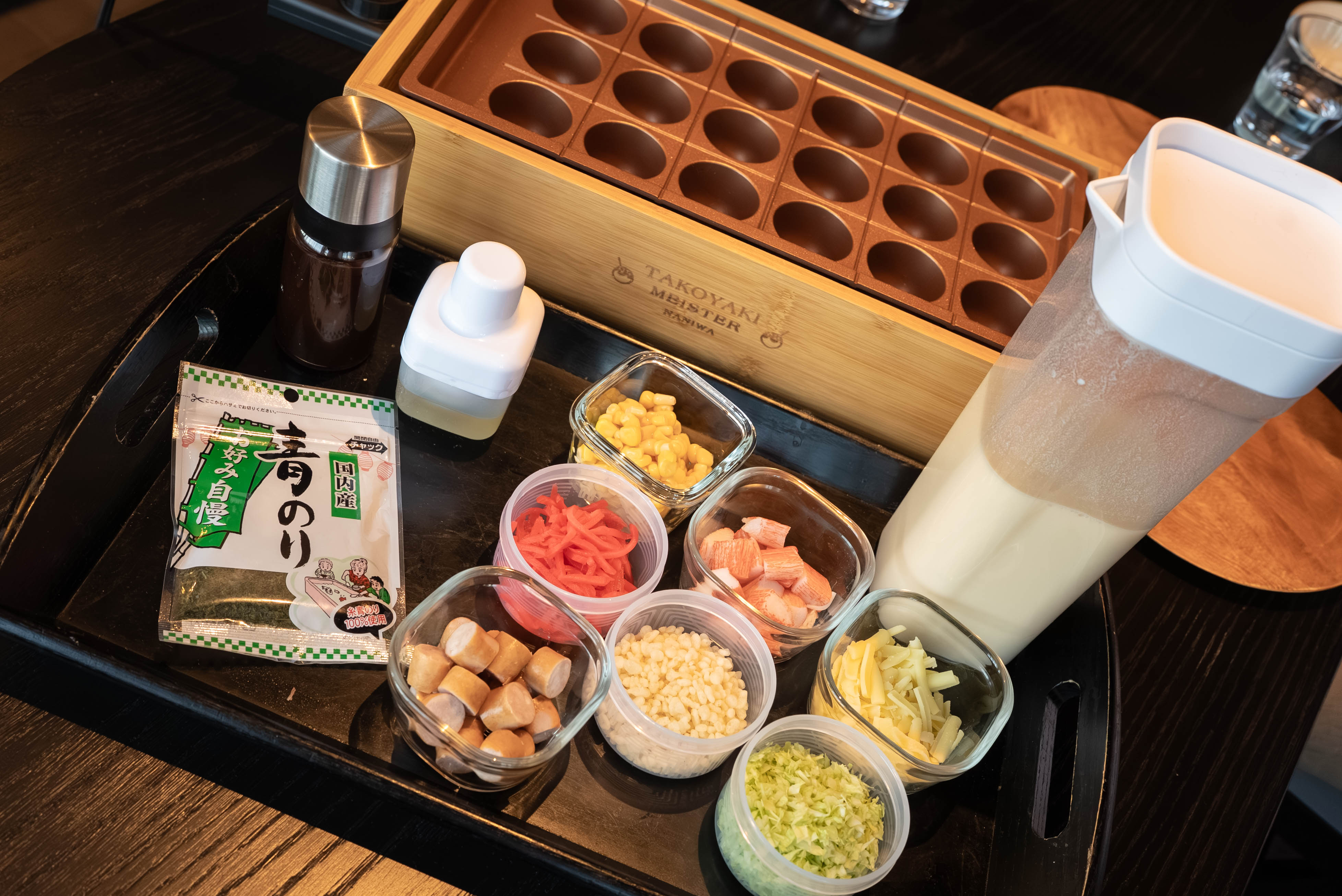 夕食＜たこ焼きパーティー＞