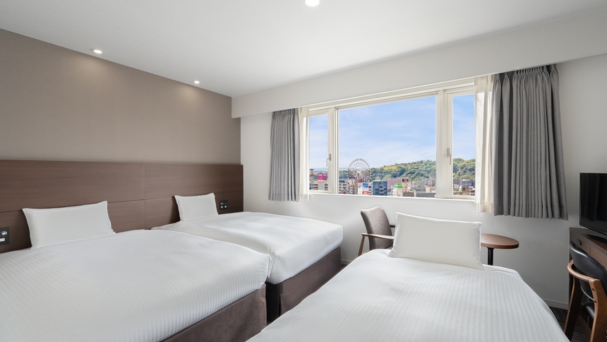 【上層階確約＆3名1室】ファミリーにおすすめ！人工炭酸泉大浴場＆ジムを完備（お部屋のみ）