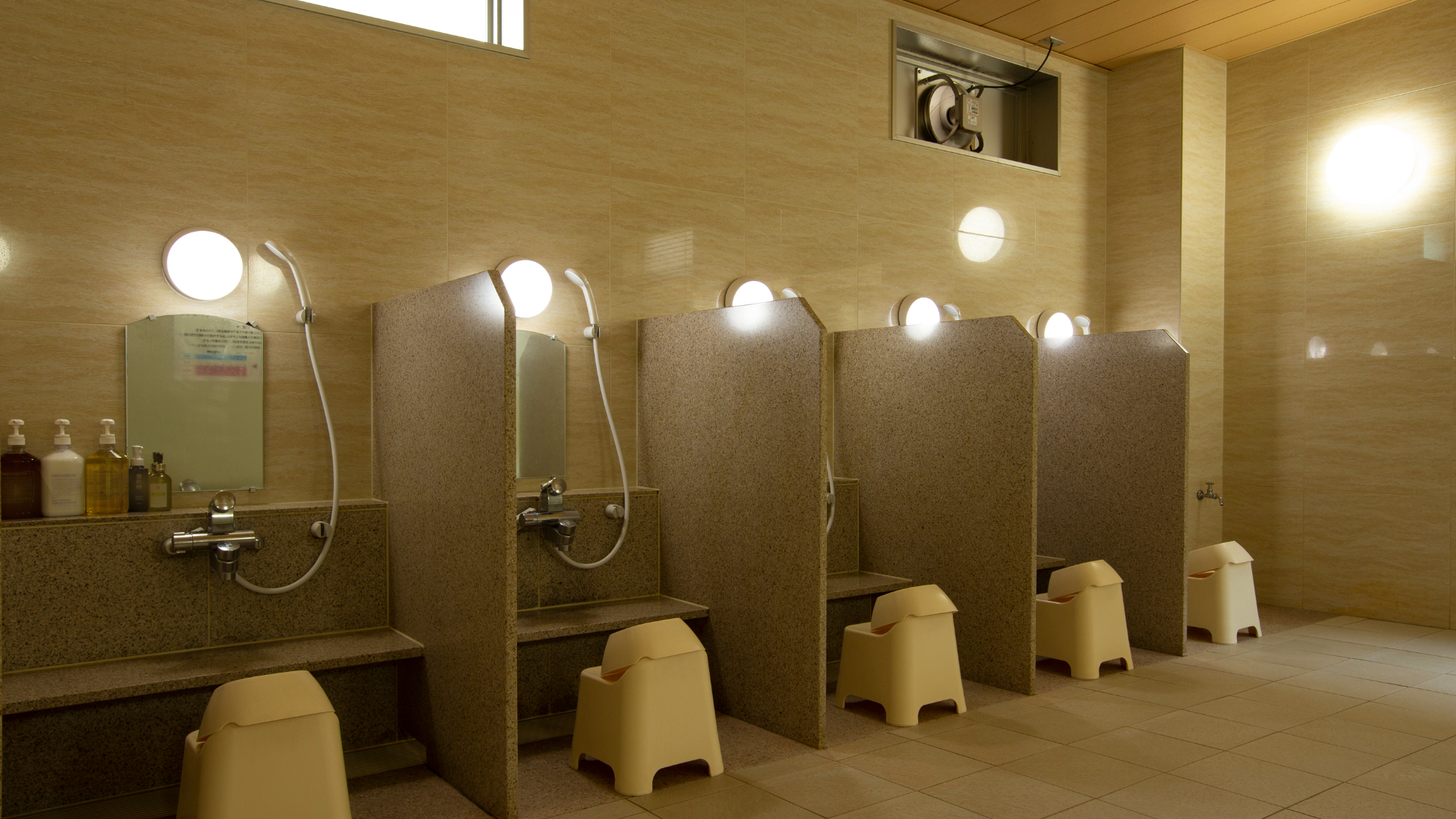 ◇大浴場の洗い場（イメージ）