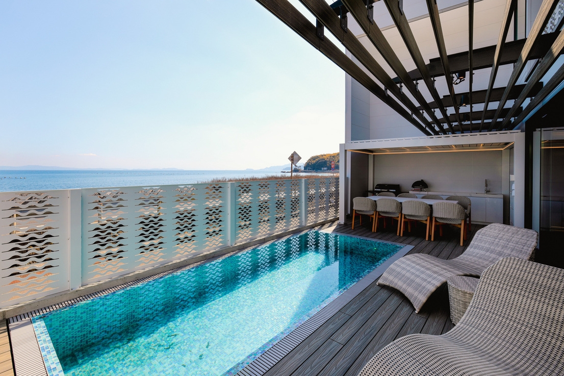 プレオープン特別プラン【素泊9名】全室絶景 オーシャンビュー 豪華設備 プライベートヴィラ