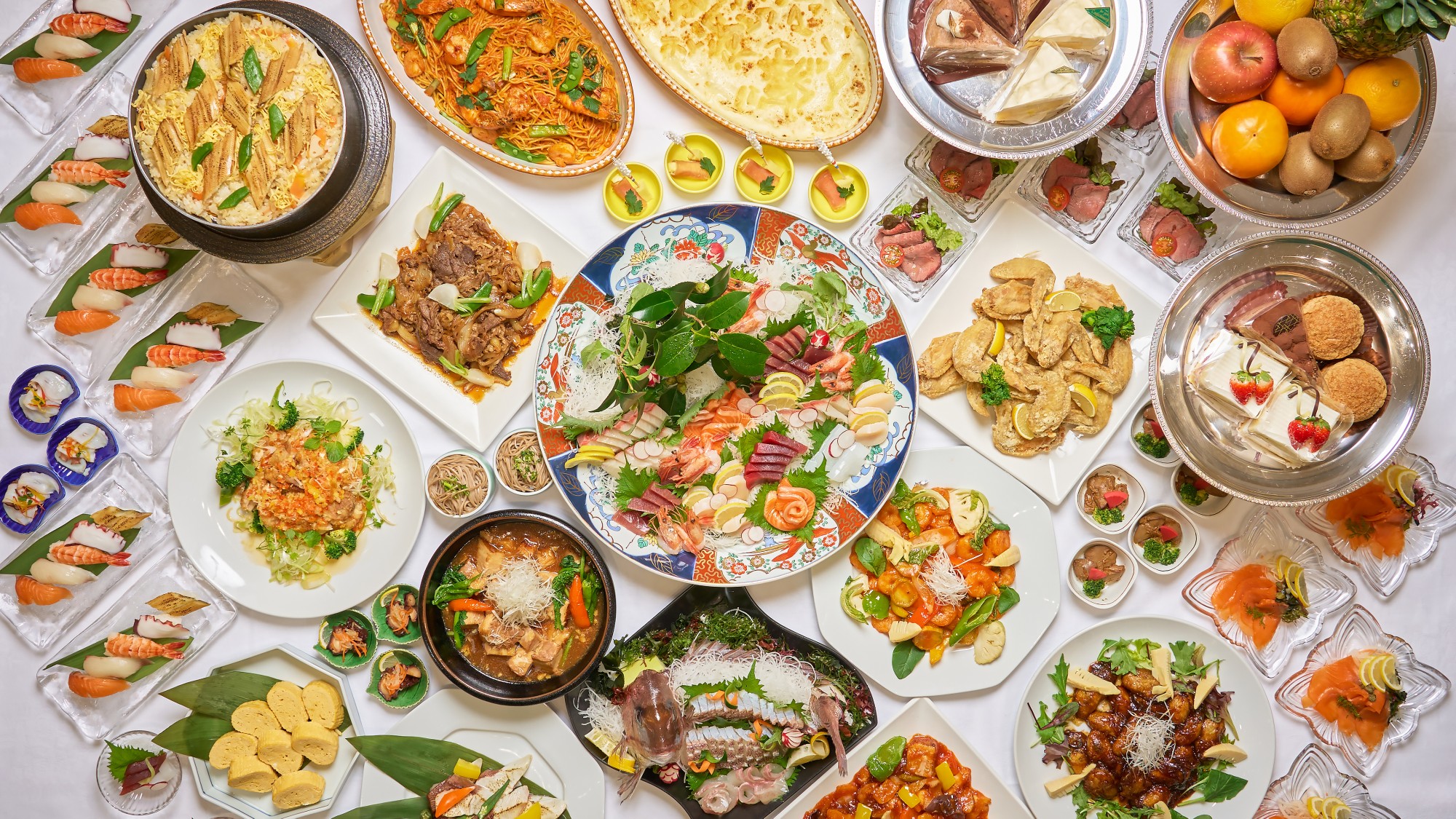 2025年4月登場！和洋中ディナービュッフェ（料理イメージ）