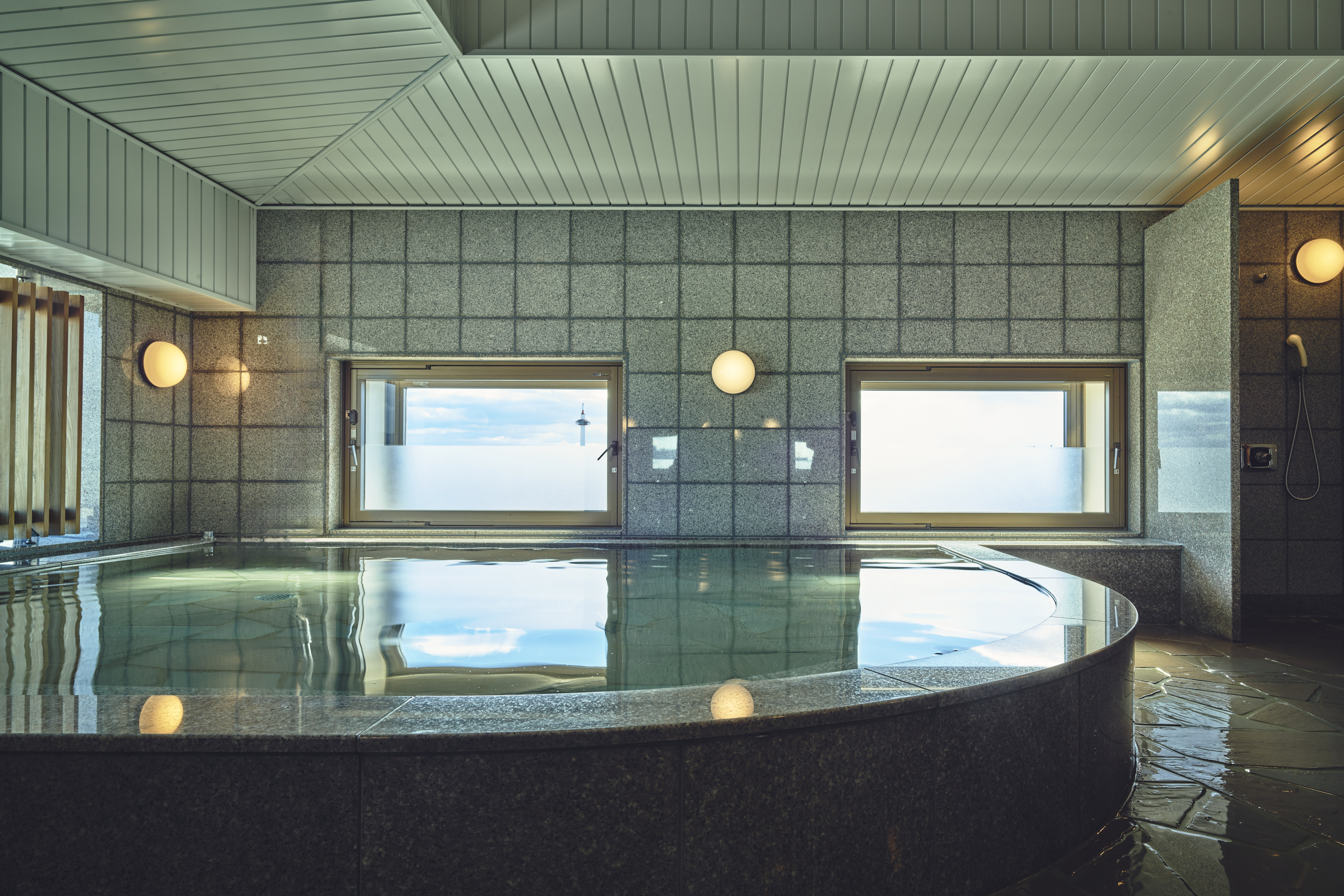 最上階にある大浴場