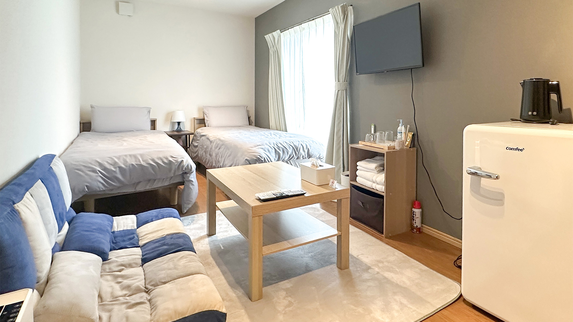 ・【コンテナツイン】居心地の良いプライベートな室内で落ち着いた時間をお過ごしください