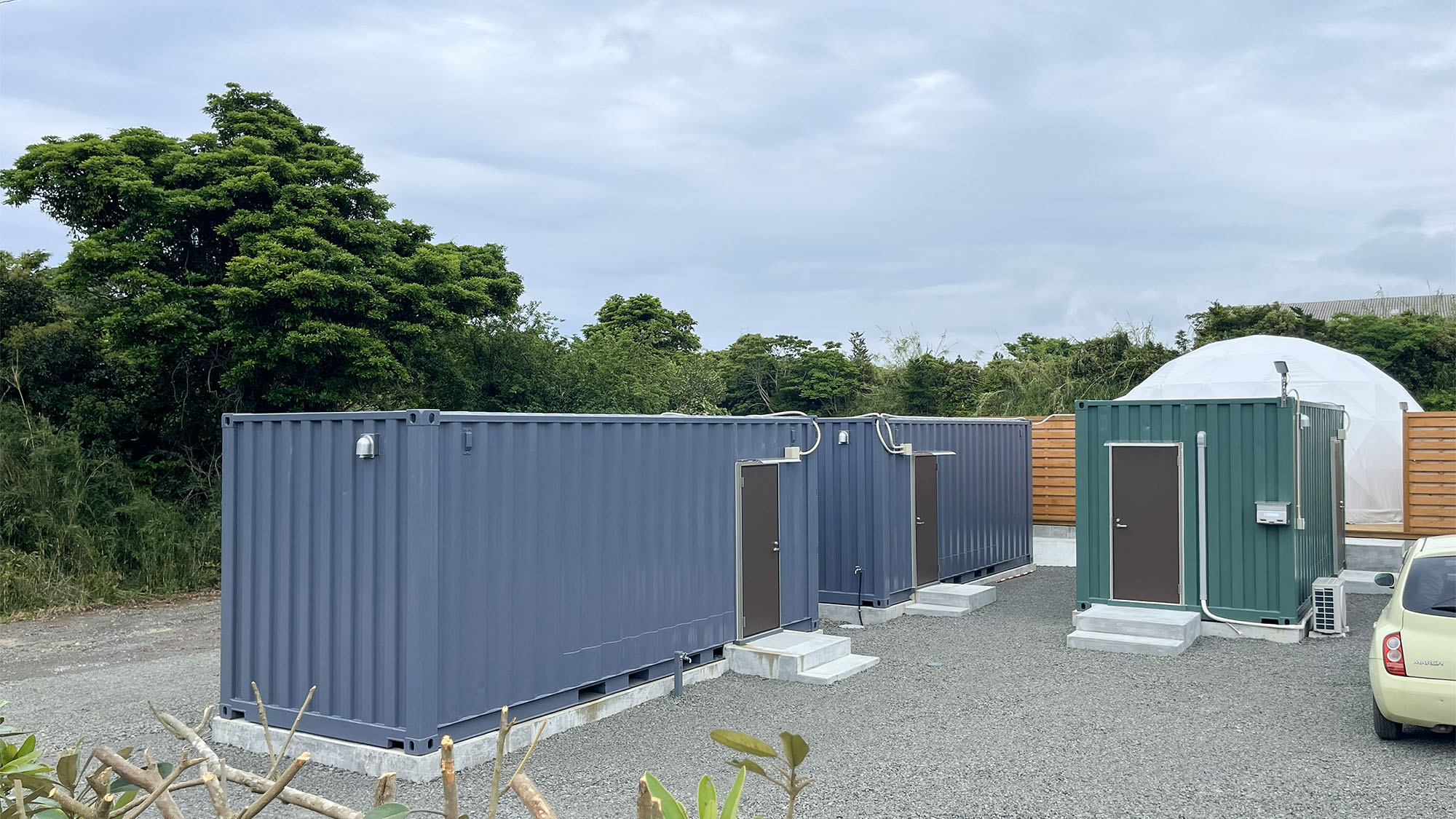 ・【コンテナ/外観】プライベートな空間が落ち着くコンテナタイプのお部屋です