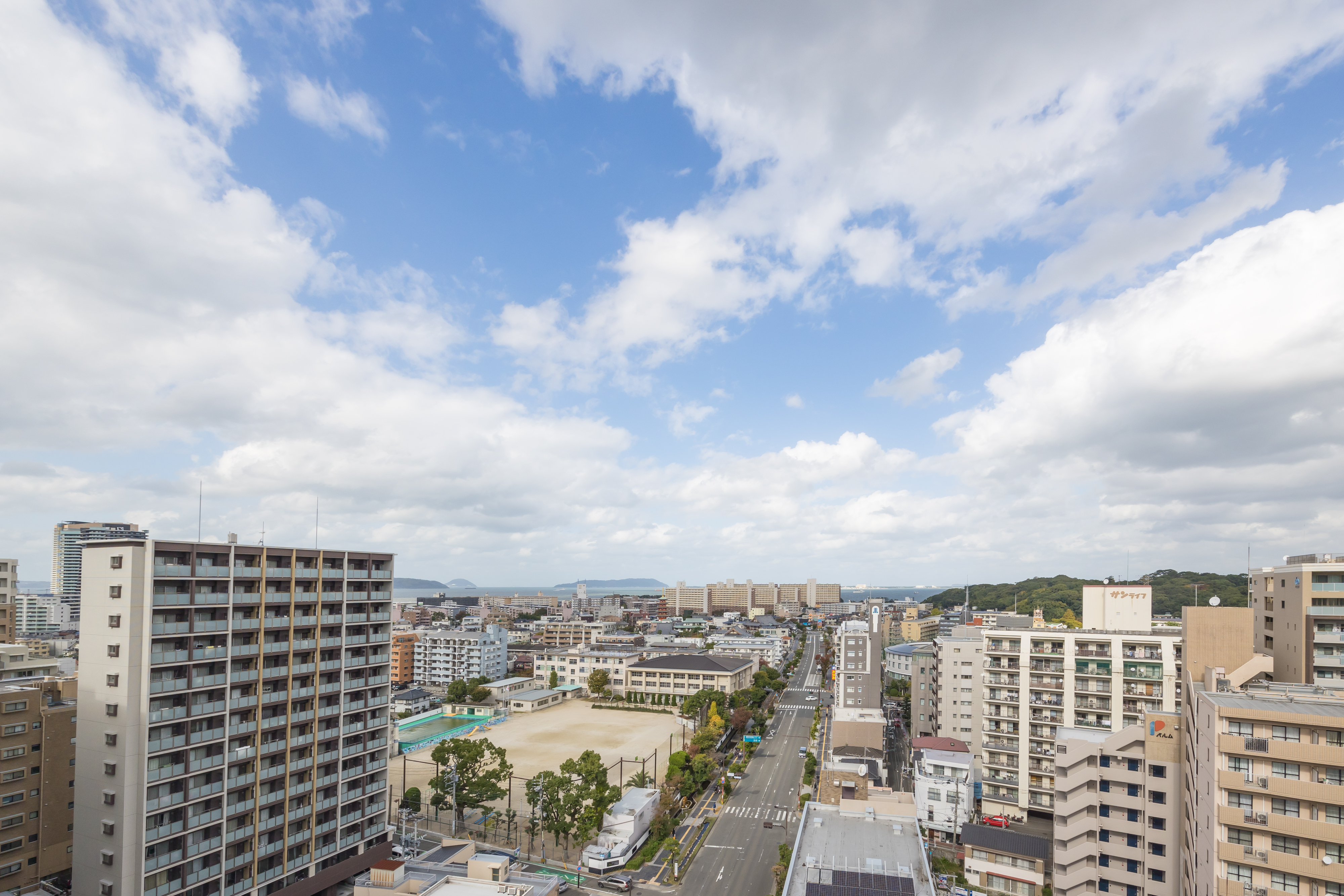 屋上からの景観