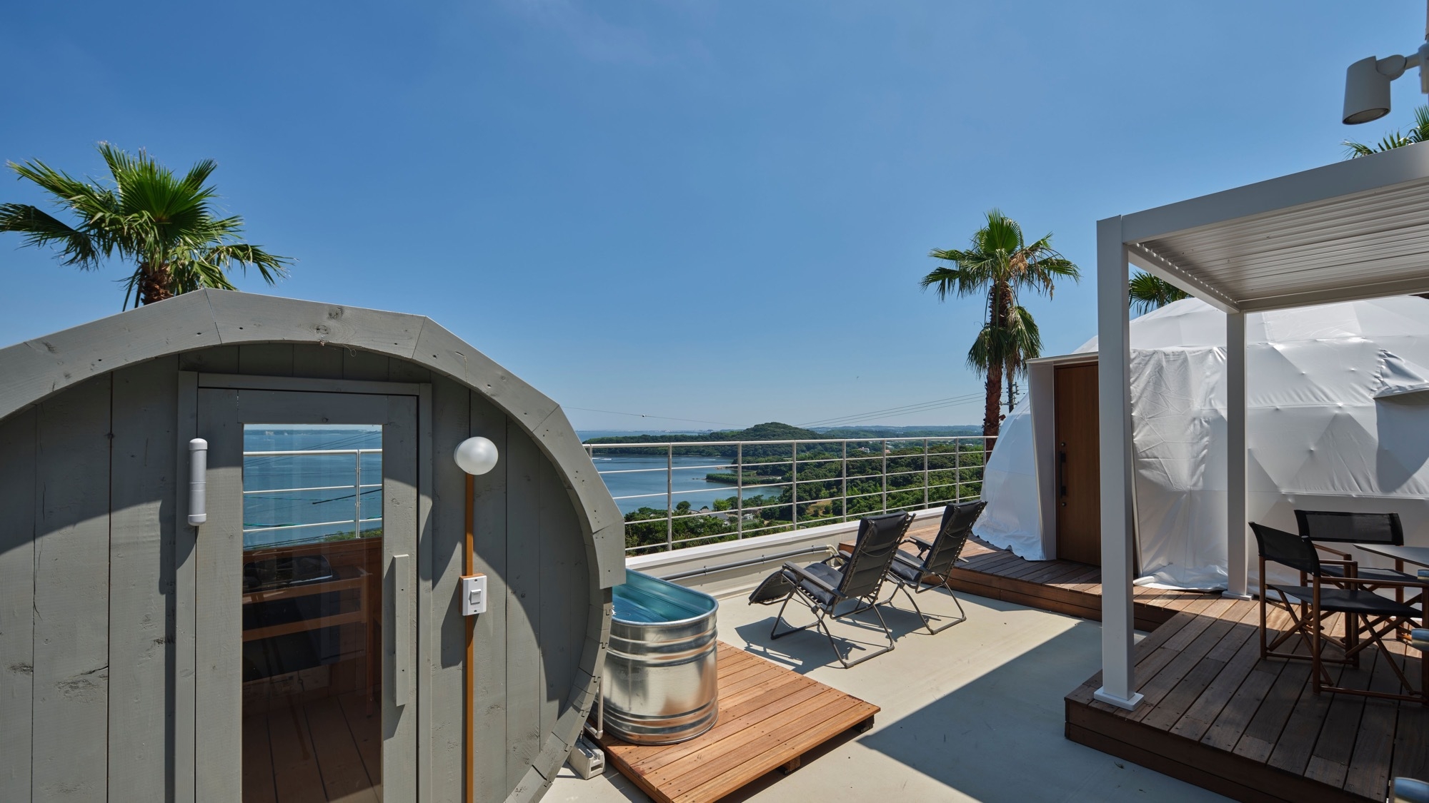 朝食付き【サウナ付ドームテント】〜ご夕食はお持ち込みor事前予約でレストランクオリティの前菜付BBQ