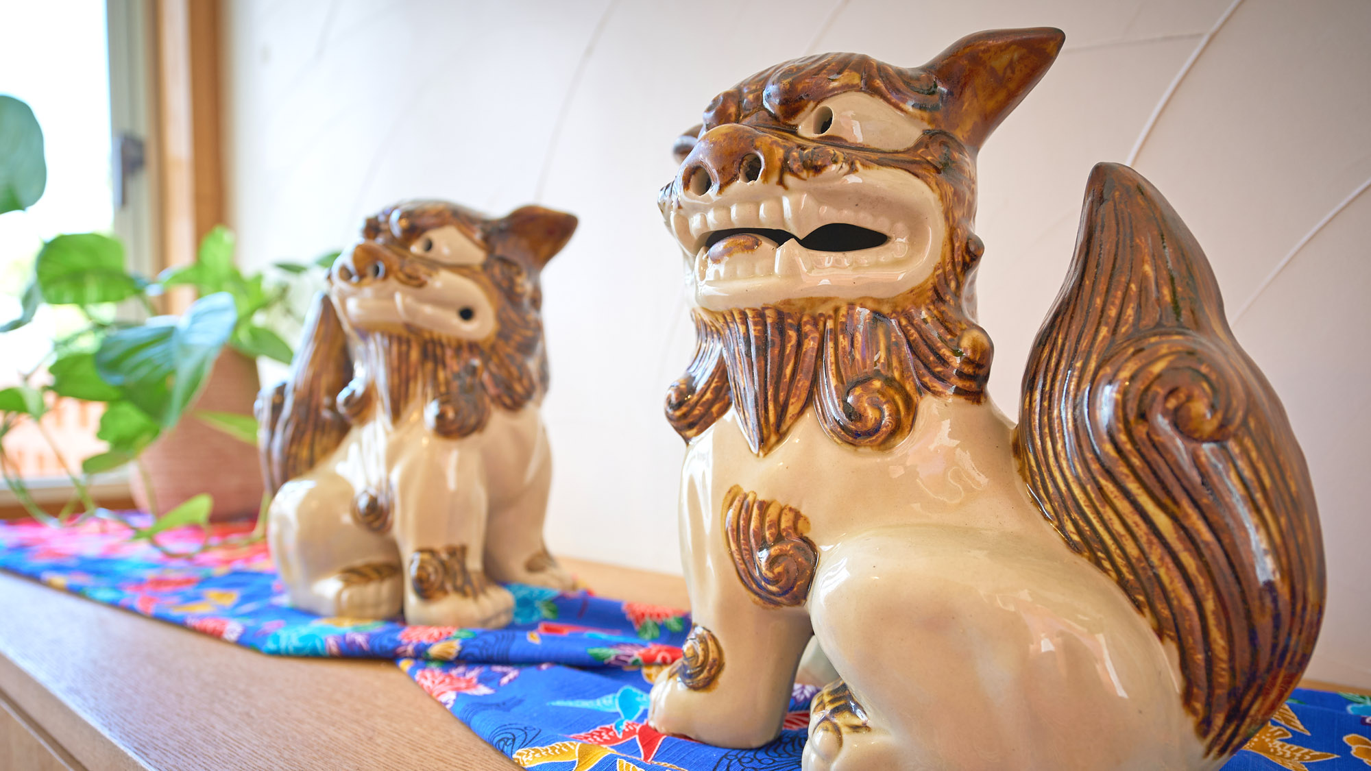 01【禁煙】シーサーがお出迎え♪