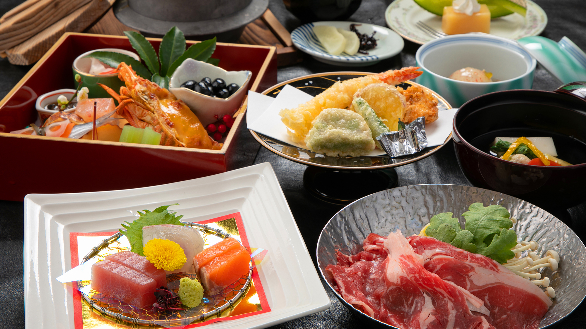 ■四季の湯上り会席■妥協を許さない料理長こだわりの会席