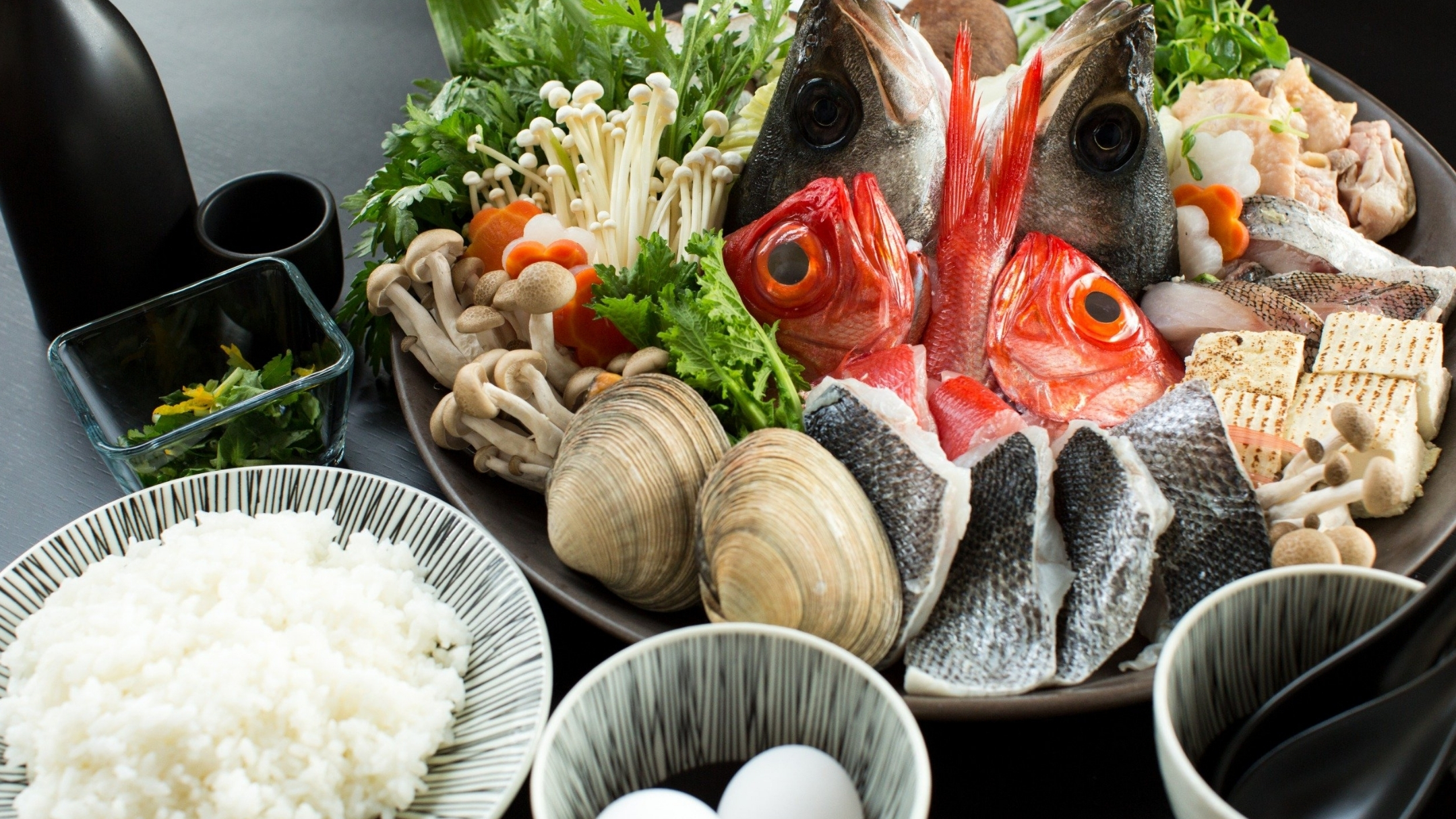 ・【海鮮鍋】館山の地魚を使った海鮮鍋（4名様分より注文可）