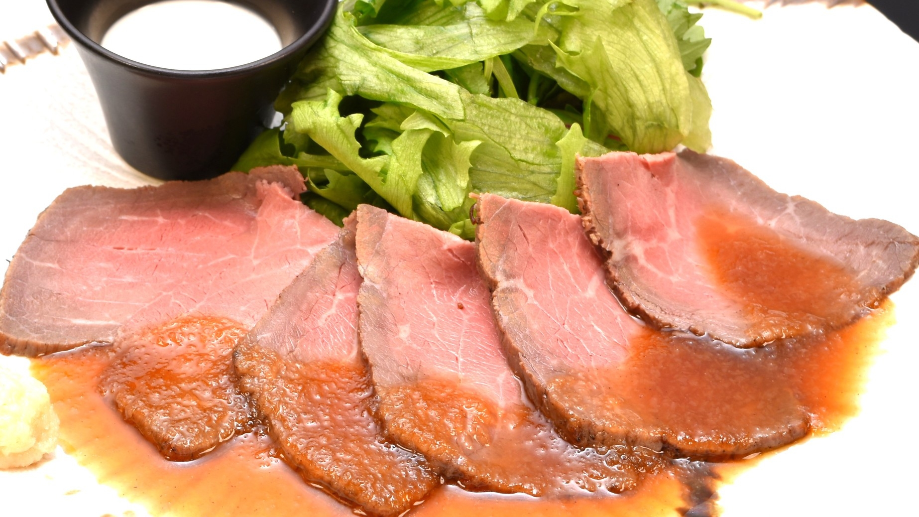 【粋涼の膳】飛騨牛ローストビーフ、鯵たたきなどのお造り、鮑のバター焼など、旬材満載お部屋で夕食プラン