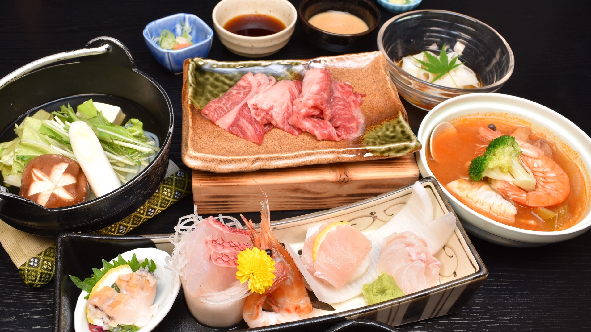【貸切風呂割引特典付！】標準和室利用7時間＋温泉入浴＋お部屋で夕食　《更にお料理内容アップグレード》