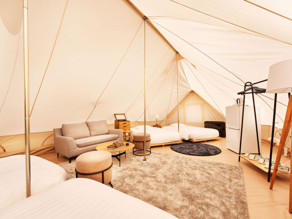 ヴァナヘイム／テントグランピング（室内冷暖房完備）