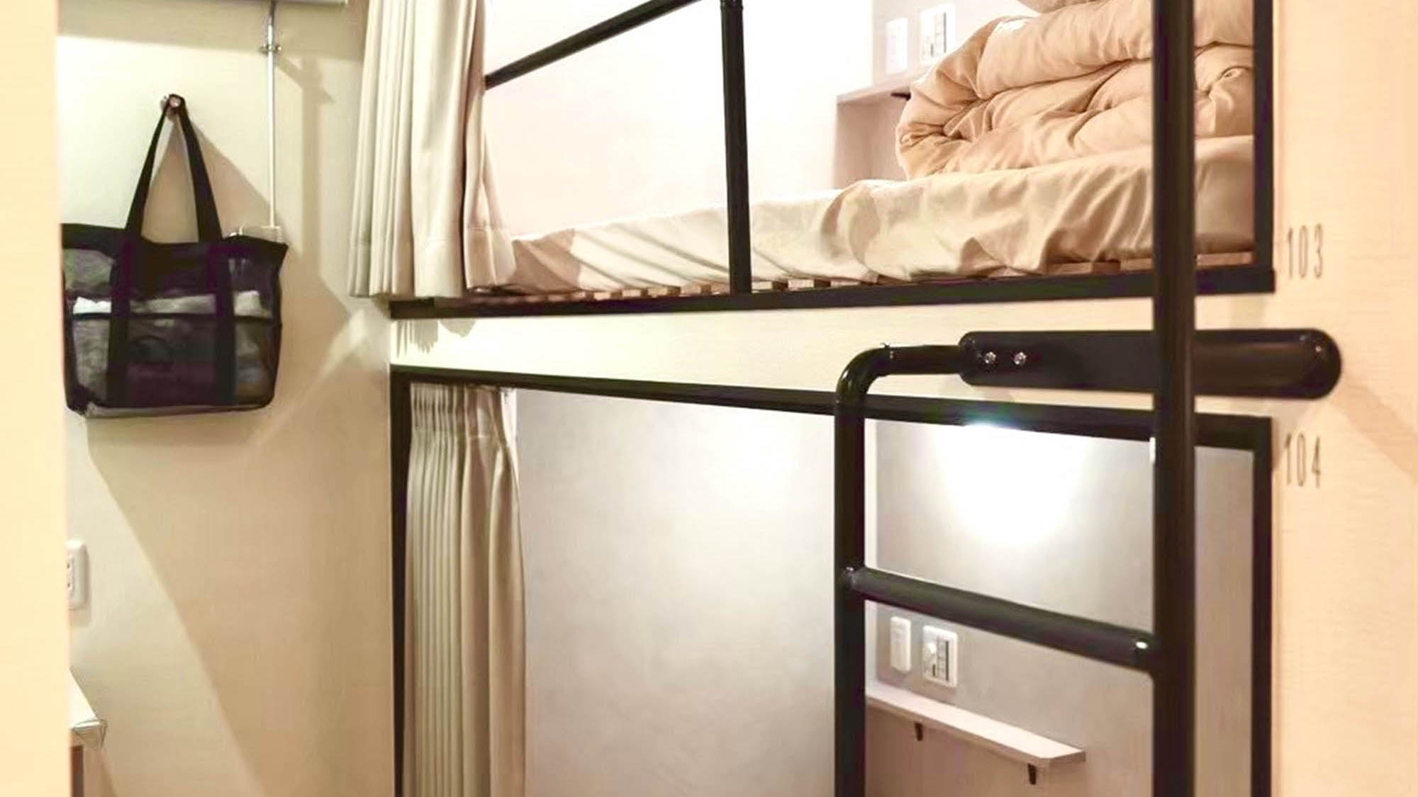 ・【キャビンツインタイプ】プライベート空間をしっかり確保しながら、リーズナブルにご宿泊いただけます