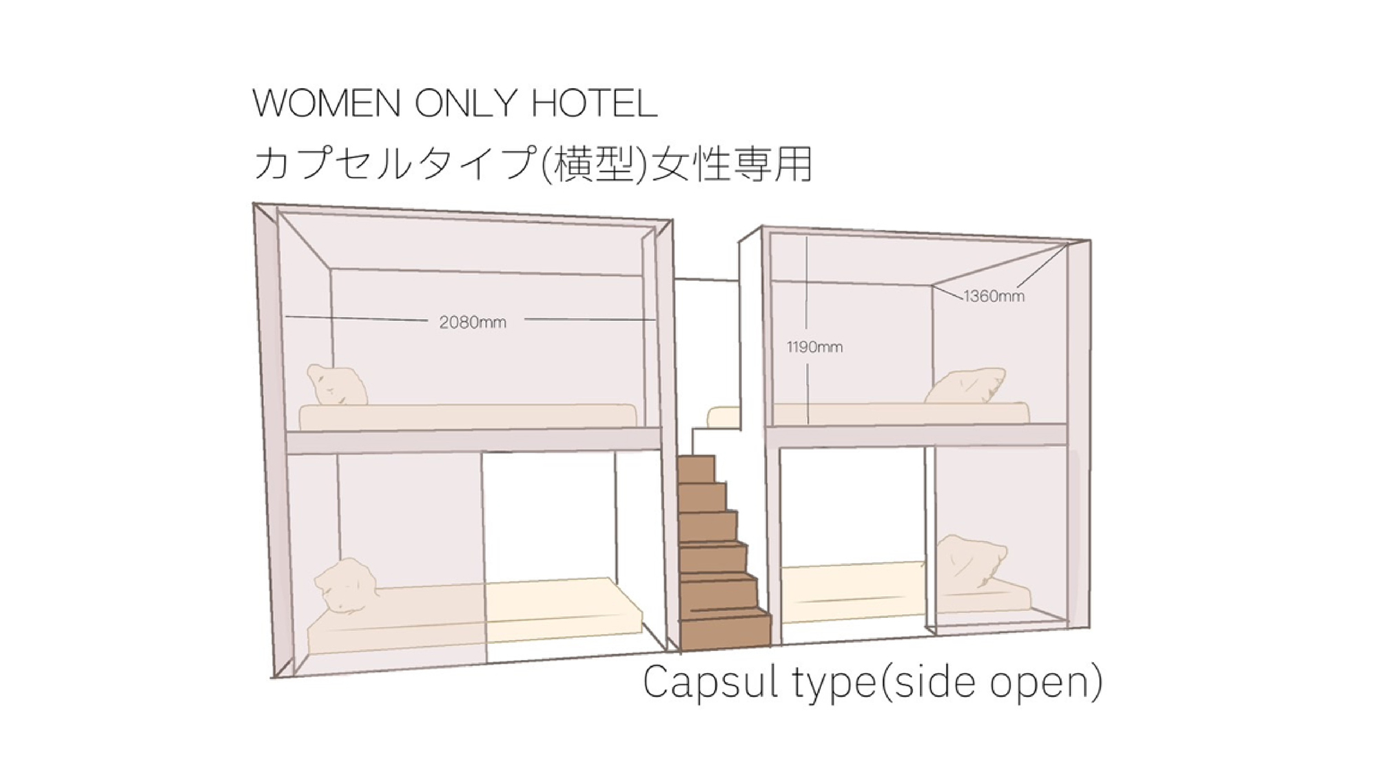 ・カプセルタイプ（横型）