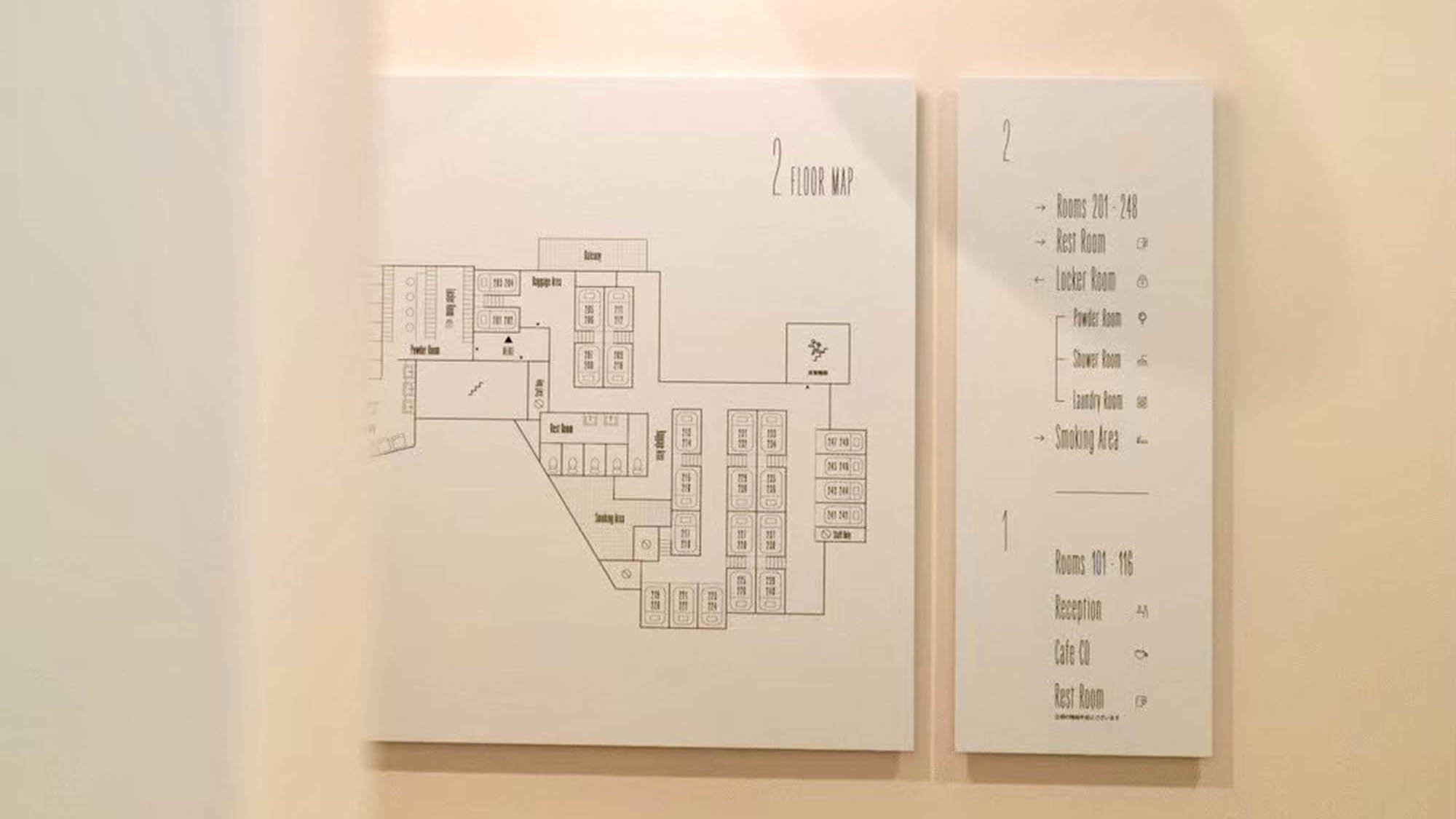 ・【フロアマップ】4タイプのお部屋がございます。お好みに合わせてお部屋をお選びください