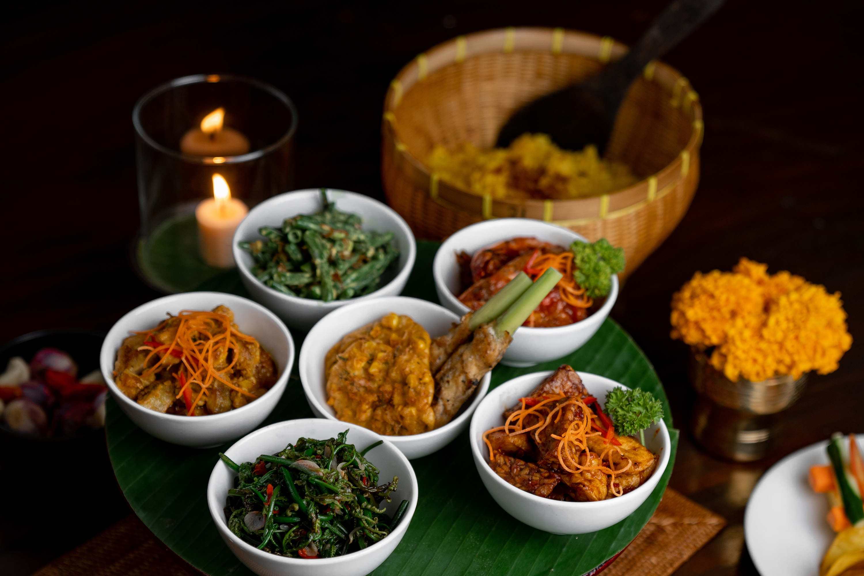 バリニーズ ロイヤルディナーメニュー　一例