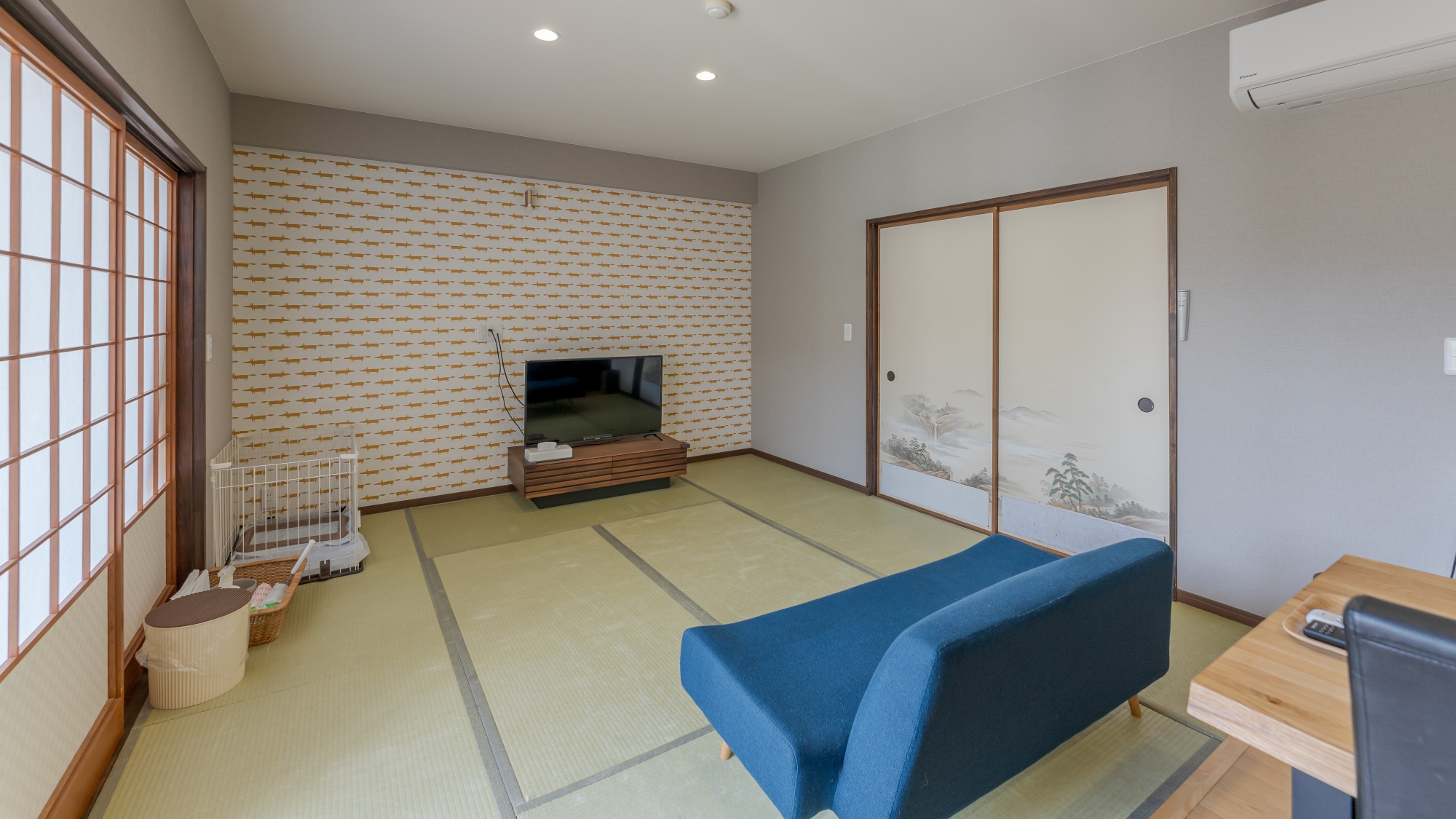 わんちゃんと一緒【温泉・半露天風呂付】スイート和洋室78㎡