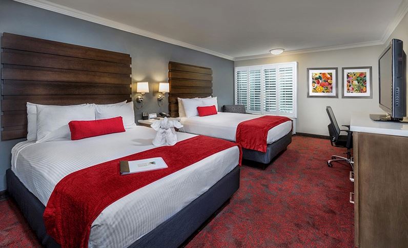 ☆デラックスルーム (クイーンベッド2台)