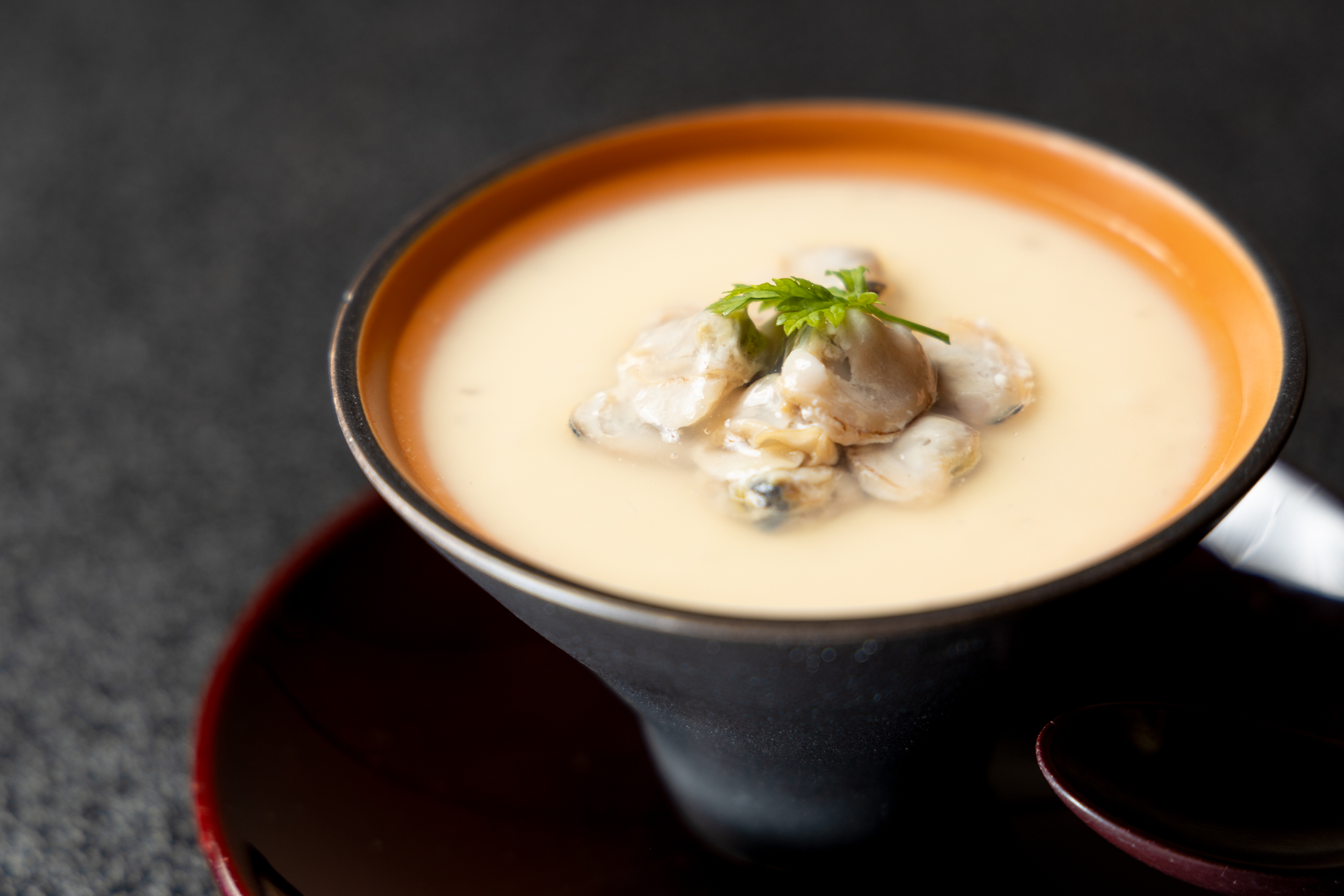 【別注料理】鬼蜆と湯梨浜産たまごの玉締め（イメージ）