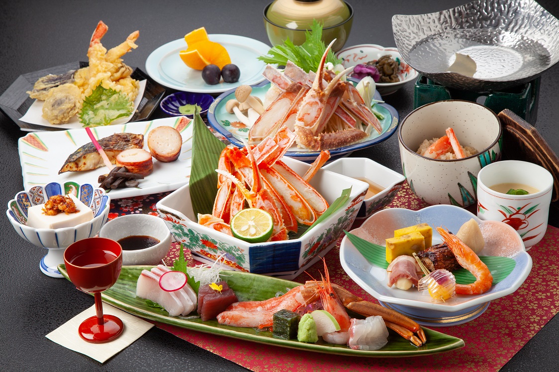 カニ会席　（お食事の一例）