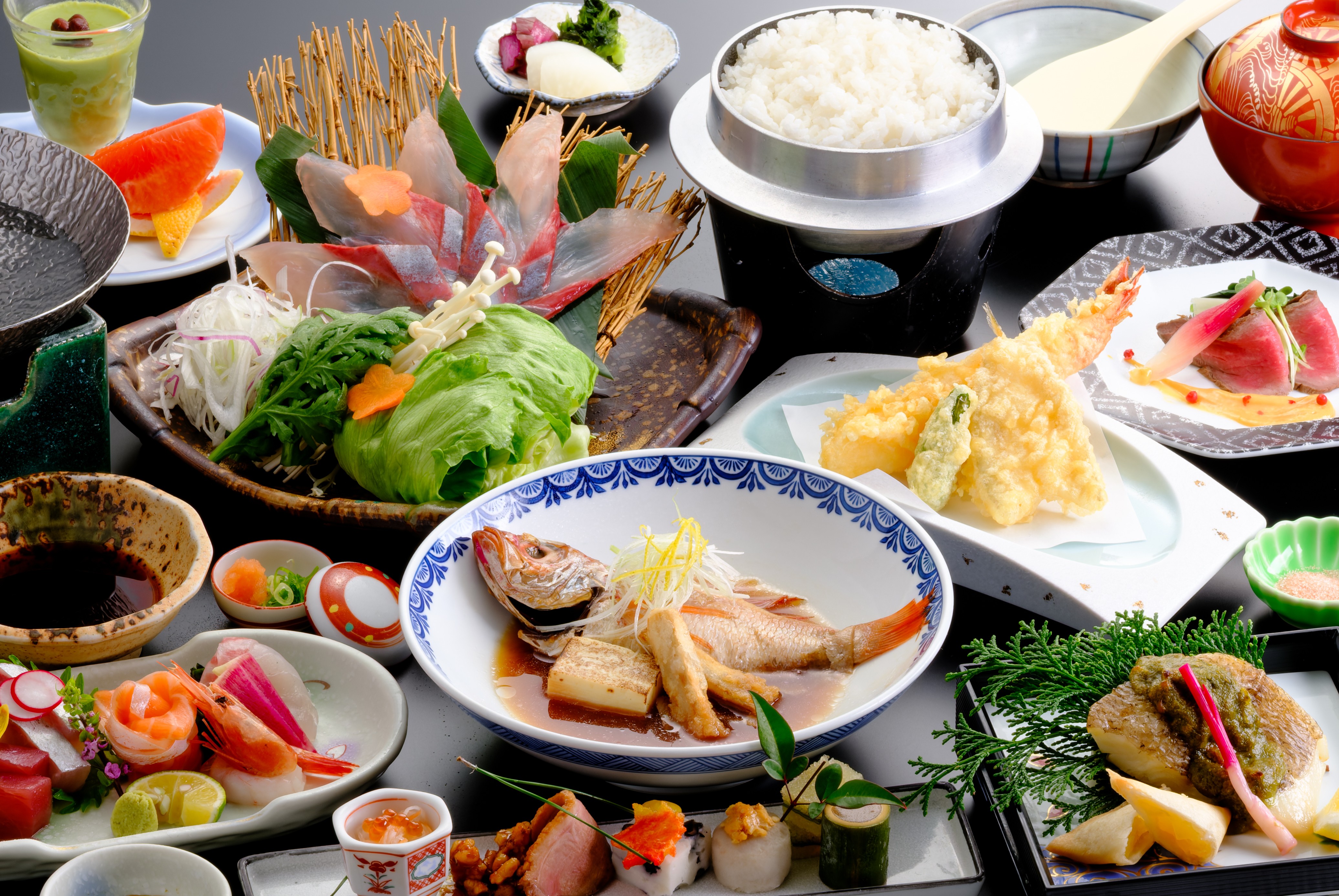 会席羽衣（お食事の一例）