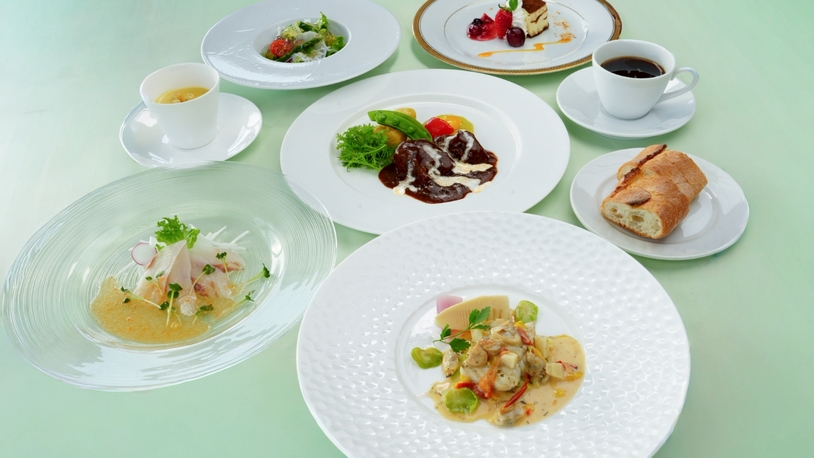 【早期60/夕・朝食付】★お得度№１★フレンチフルコース＆ワンドリンク付が3000円OFF！