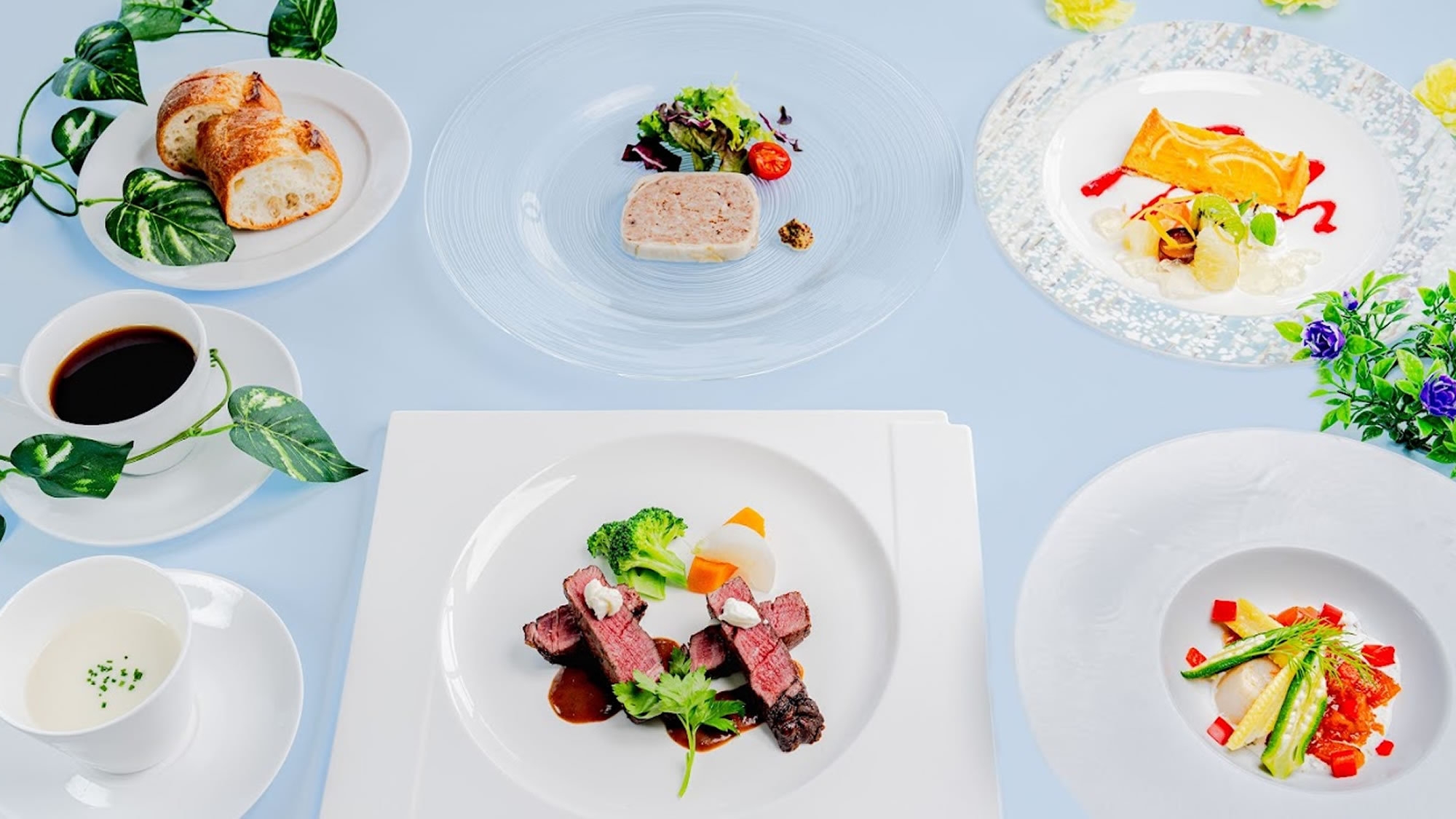 【早期30/夕朝食付】フレンチ肉コース★三浦野菜と地元食材のコース＆ワンドリンクが2000円OFF