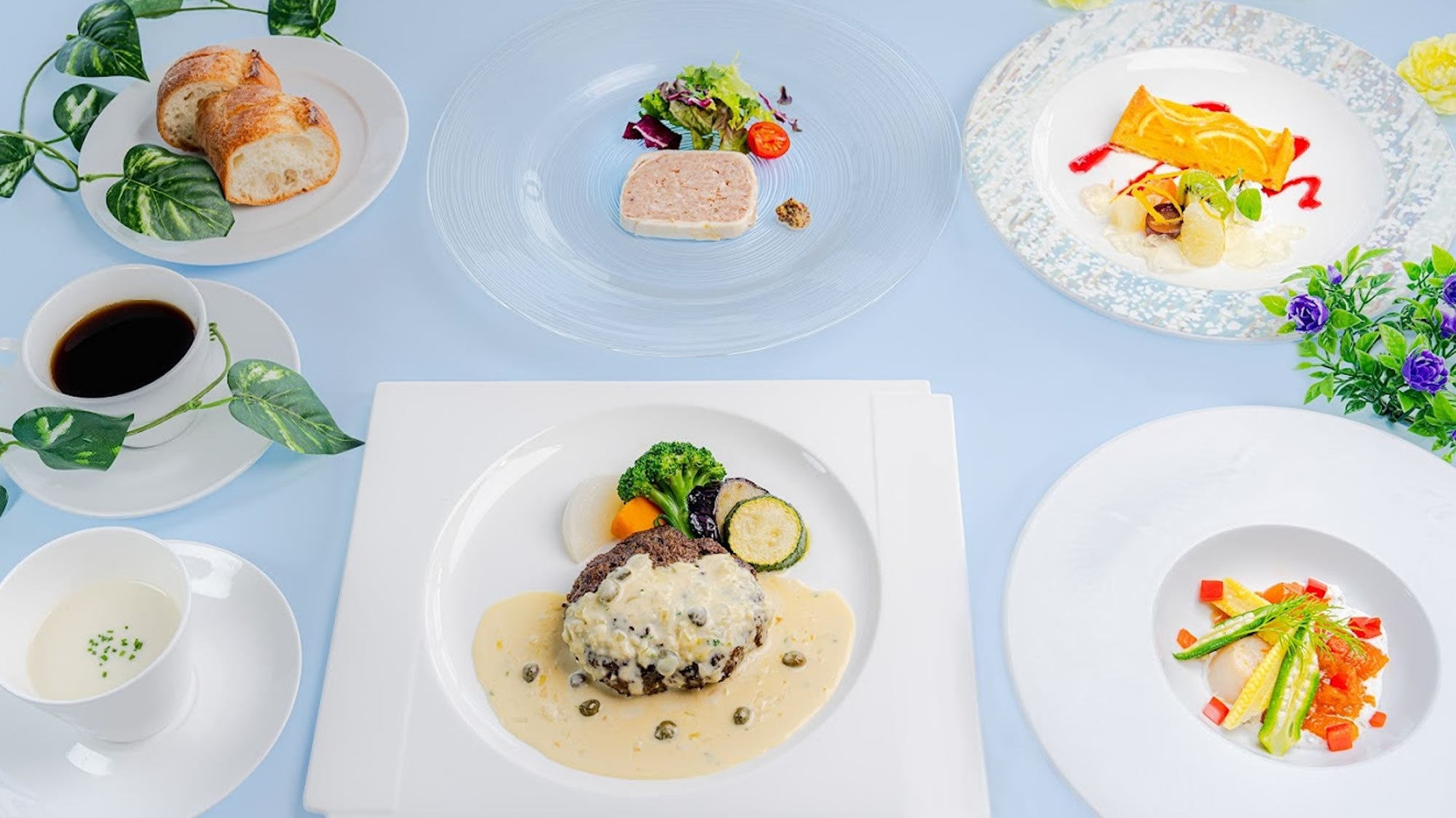 【早期30/夕朝食付】【葉山牛100％ハンバーグ】夕食時ワンドリンク＆お買物券付が2000円OFF