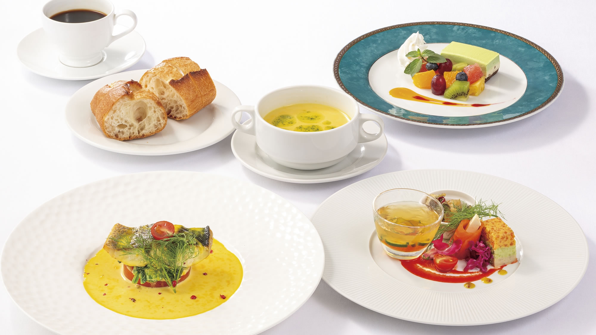 【デイユース】ランチ「三崎港直送鮮魚のポワレＤセット」展望風呂と客室利用（13時〜最大7時間）