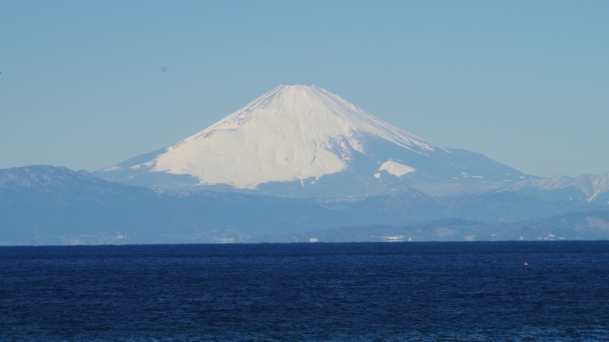 佐島マリーナから見える富士山
