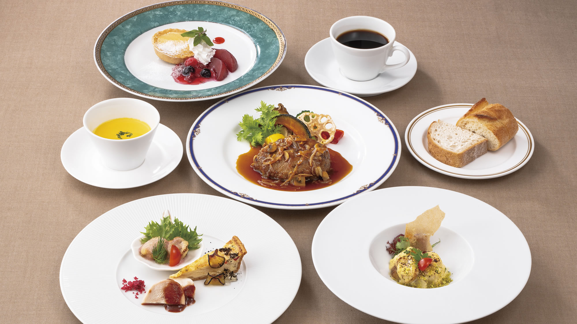 葉山牛ハンバーグコース冬～イメージ