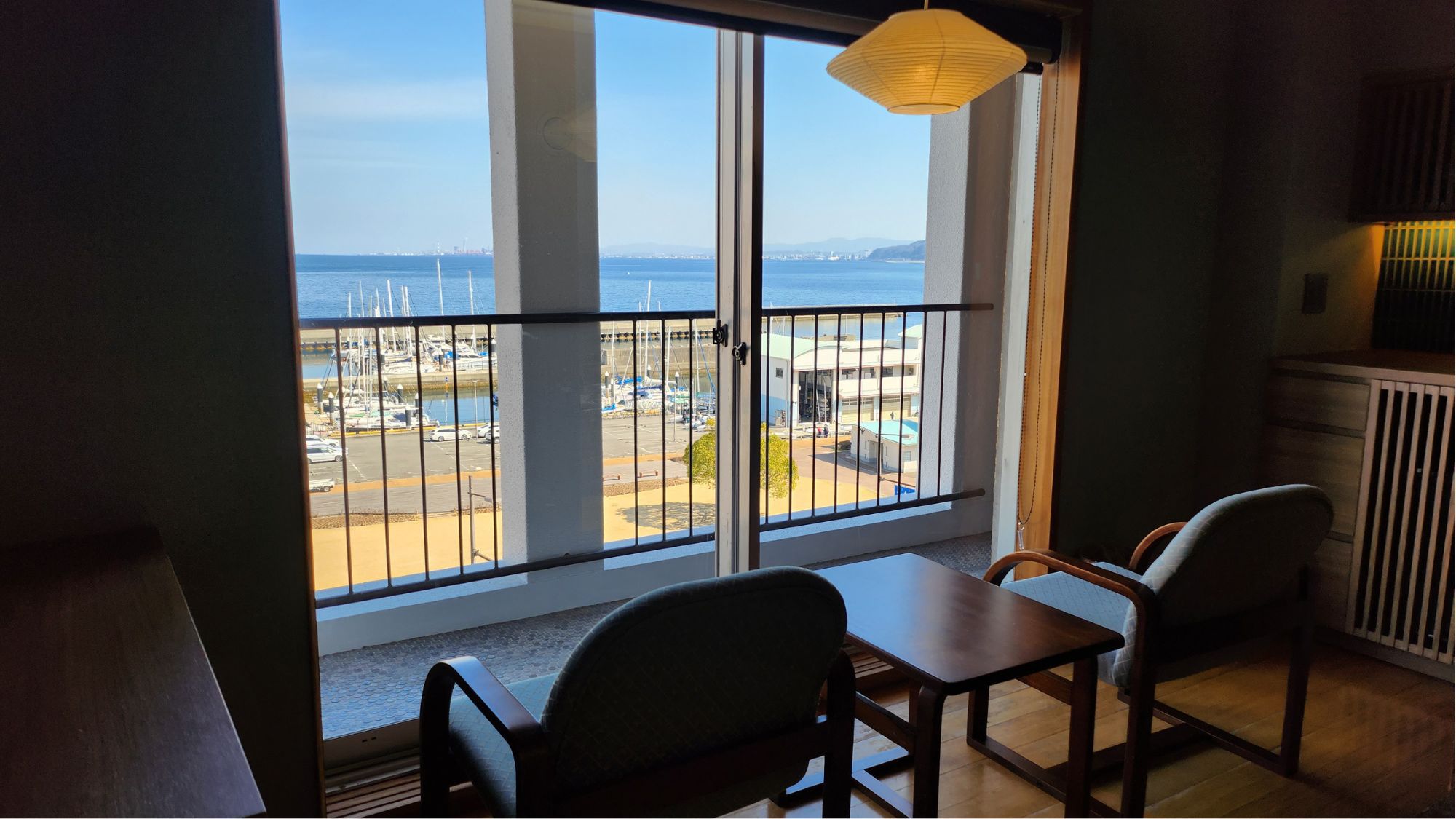 ◆和室カジュアル|別府湾やヨットハーバーを望むことができます