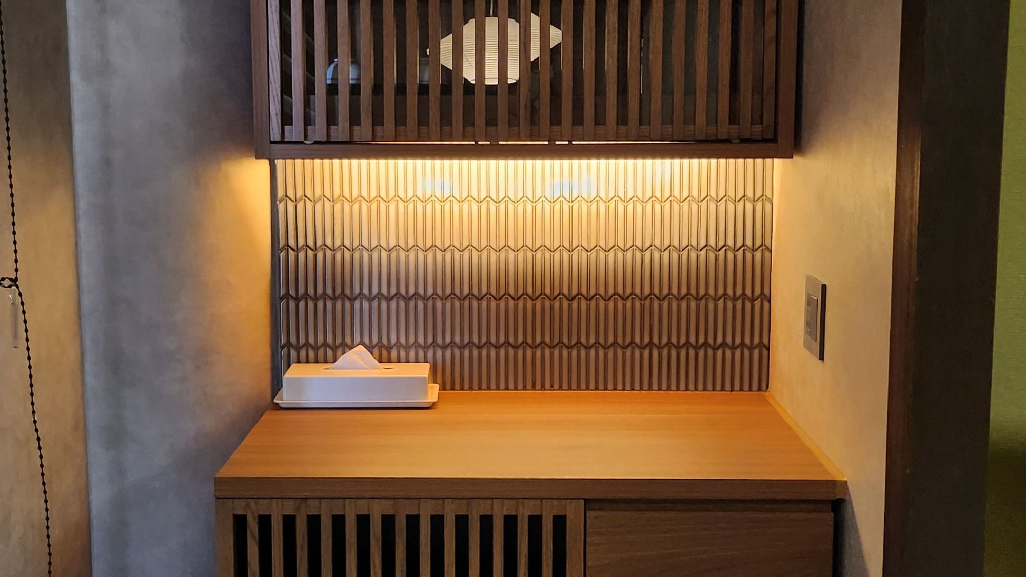 ◆和室カジュアル|間接照明がやさしく灯る、和の設え