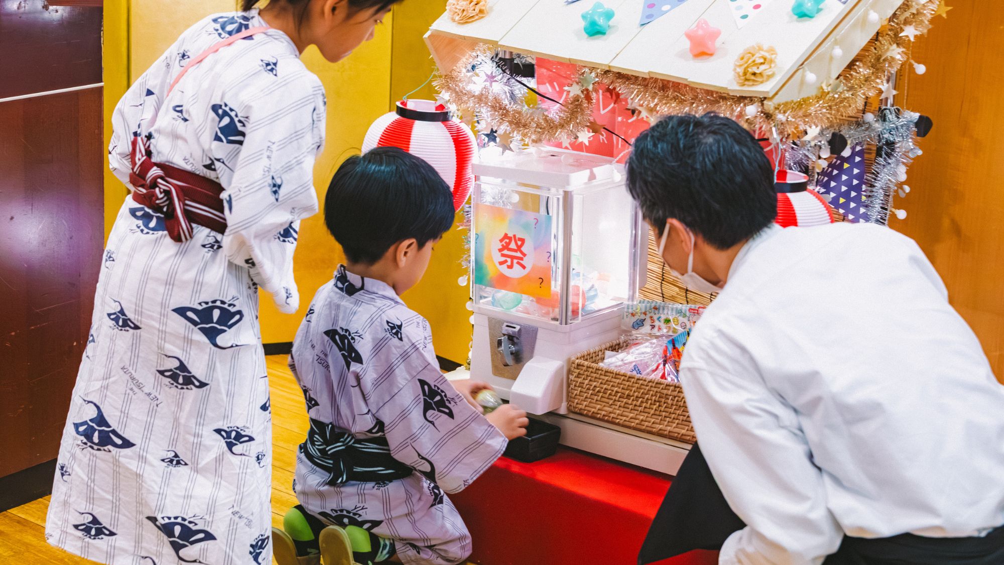 ◆その他｜夕食会場にて、小学生までのお子様限定ガチャガチャサービス実施中