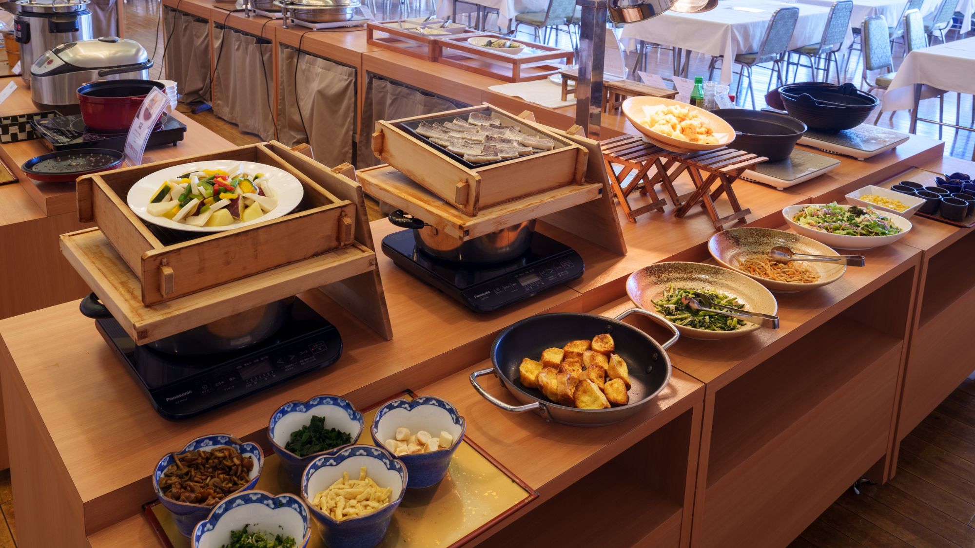 ◆朝食｜大分別府を感じるバラエティ豊かなメニューをご用意