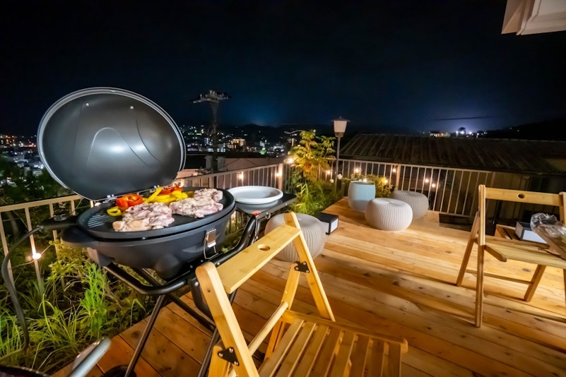 BBQが楽しめます（食材はご自身でご用意ください）