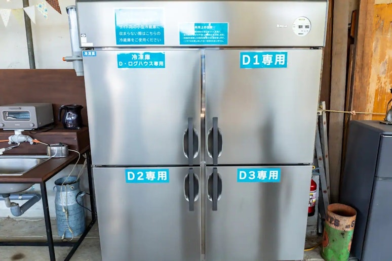 左上の冷凍庫もご利用いただけます。