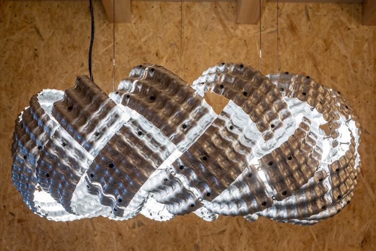 和室ハンドメイドアート照明