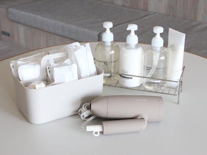 タオルやアメニティ完備