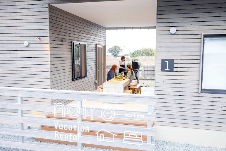 屋外テラスでＢＢＱをお楽しみいただけます