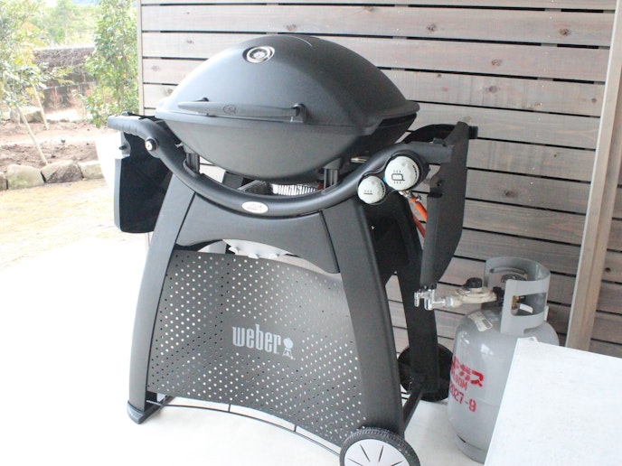 ガスグリルを完備